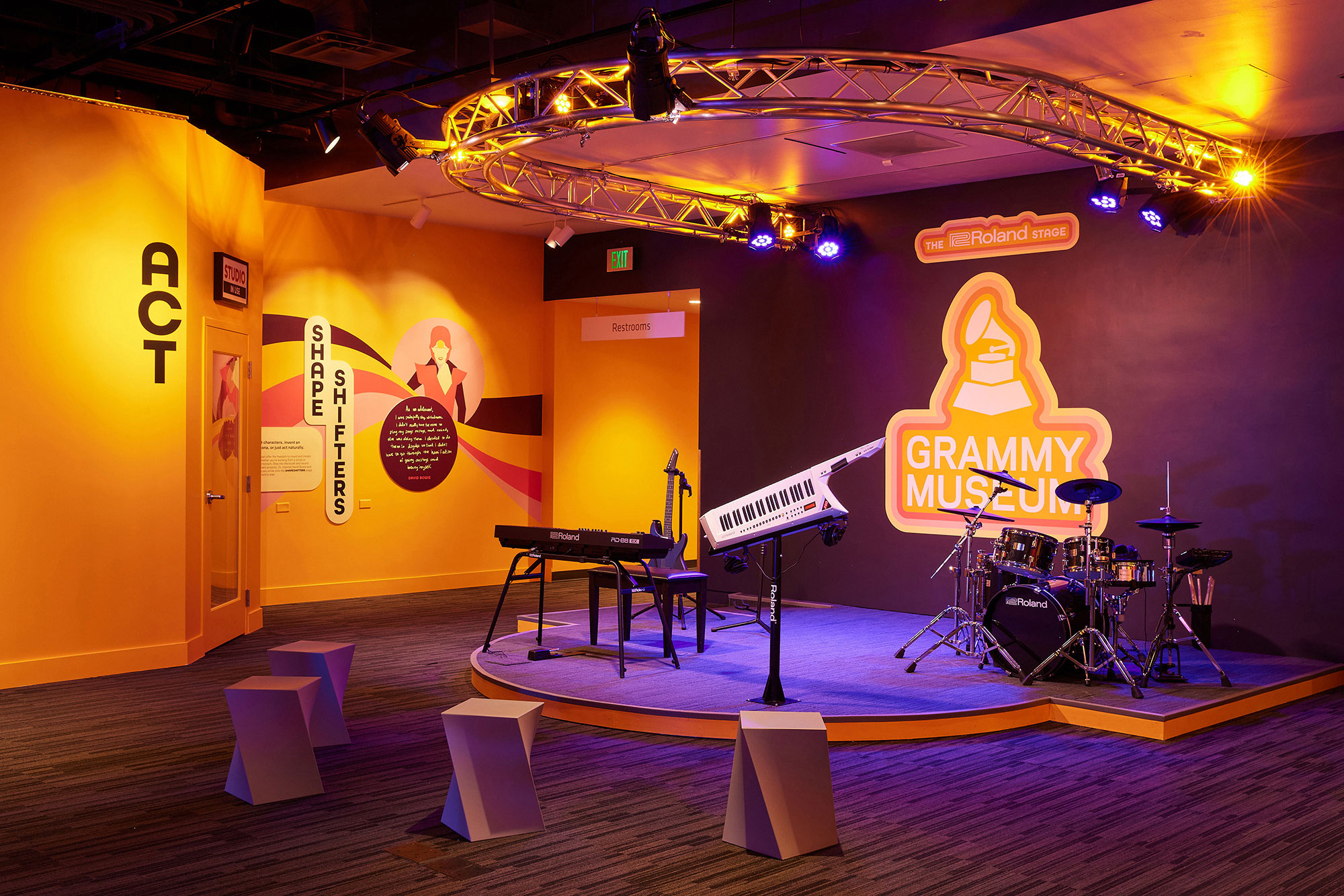 GRAMMY Museum Roland Stage interactive